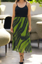 Ladies Elastic Skirt - Olive - StylePhase SA