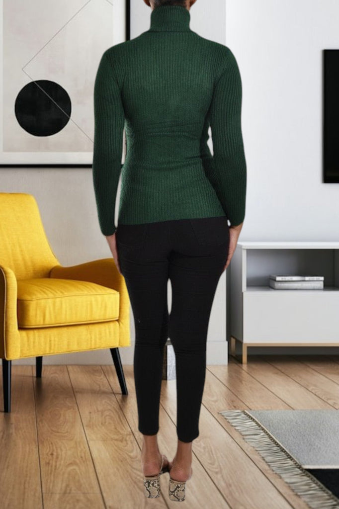 Ladies Emerald Polo Neck Jersey - StylePhase SA