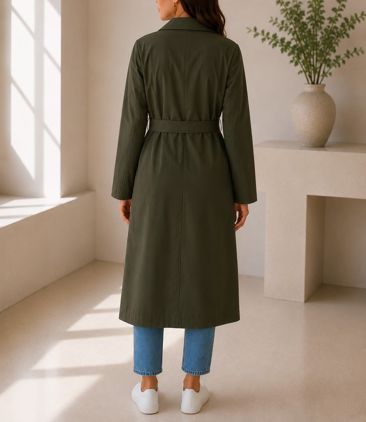 Ladies Fatigue Lined Trench Coat - StylePhase SA