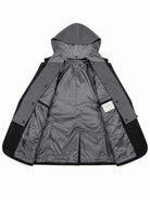 Ladies Fleece Hoody Lined Jacket - Black - StylePhase SA