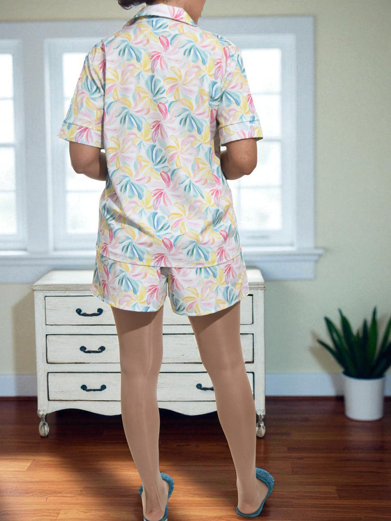 Ladies Floral Button Pj Set - StylePhase SA