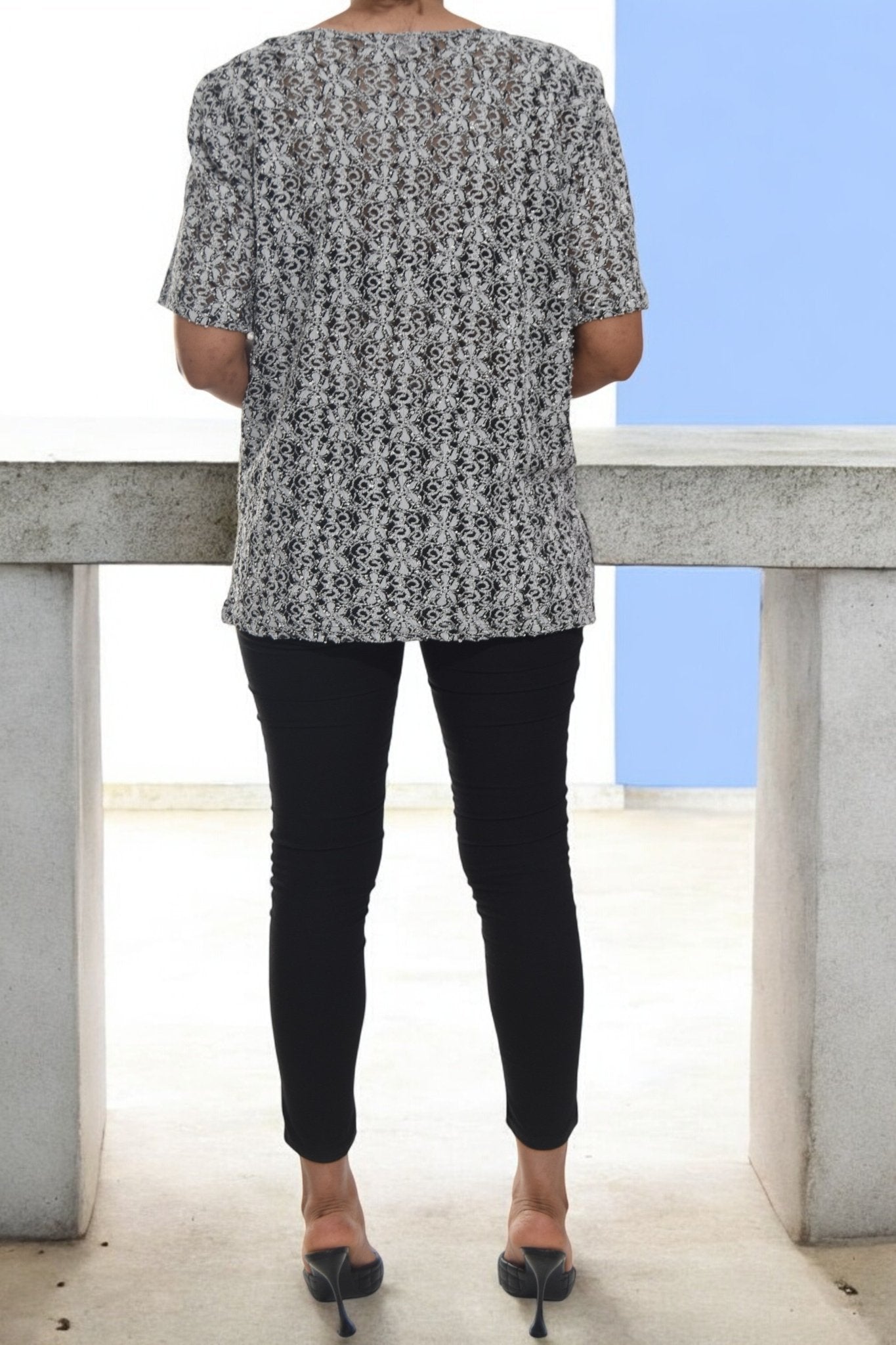 Ladies Floral Lace Top - StylePhase SA