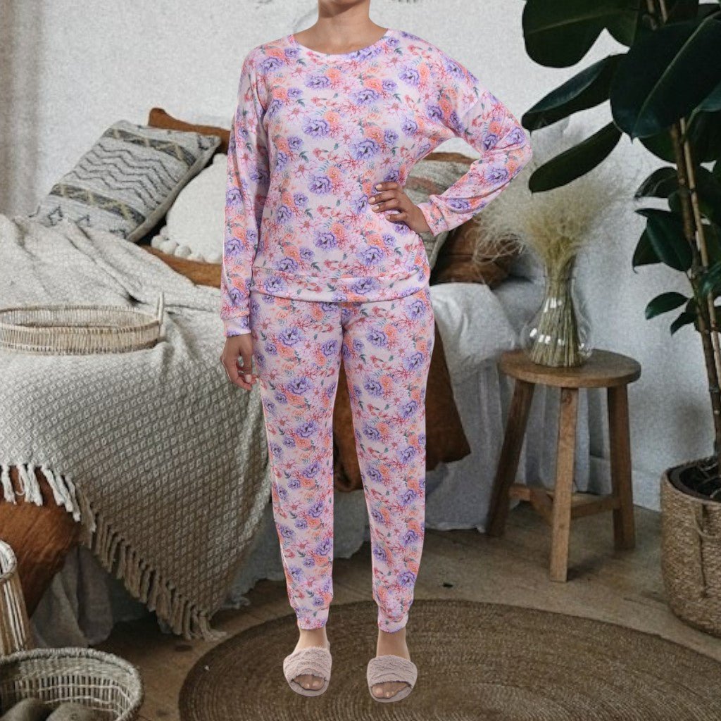 Ladies Flower Pj Set - StylePhase SA
