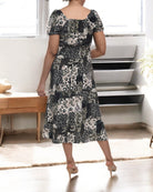 Ladies Front Slit Dress - Grey - StylePhase SA
