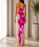 Ladies Fuchsia Tie-Dye Maxi Dress - StylePhase SA