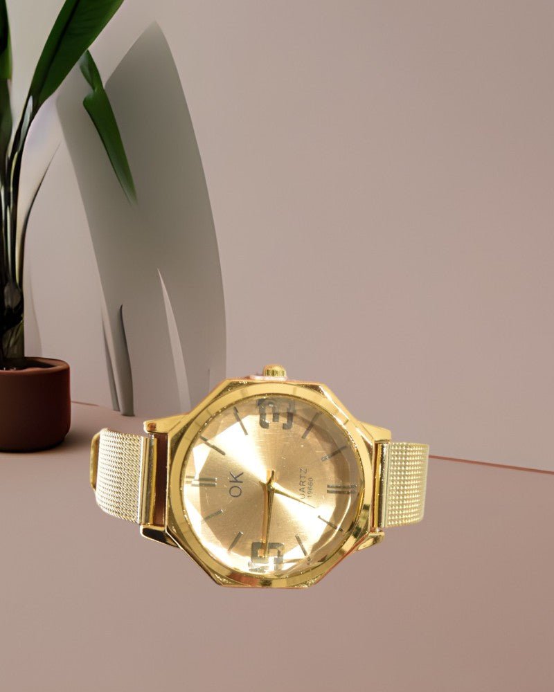 Ladies Geometric Shape Quartz Watch - StylePhase SA