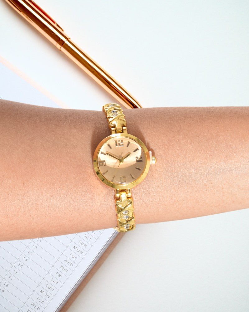 Ladies Gold Chain Watch - StylePhase SA