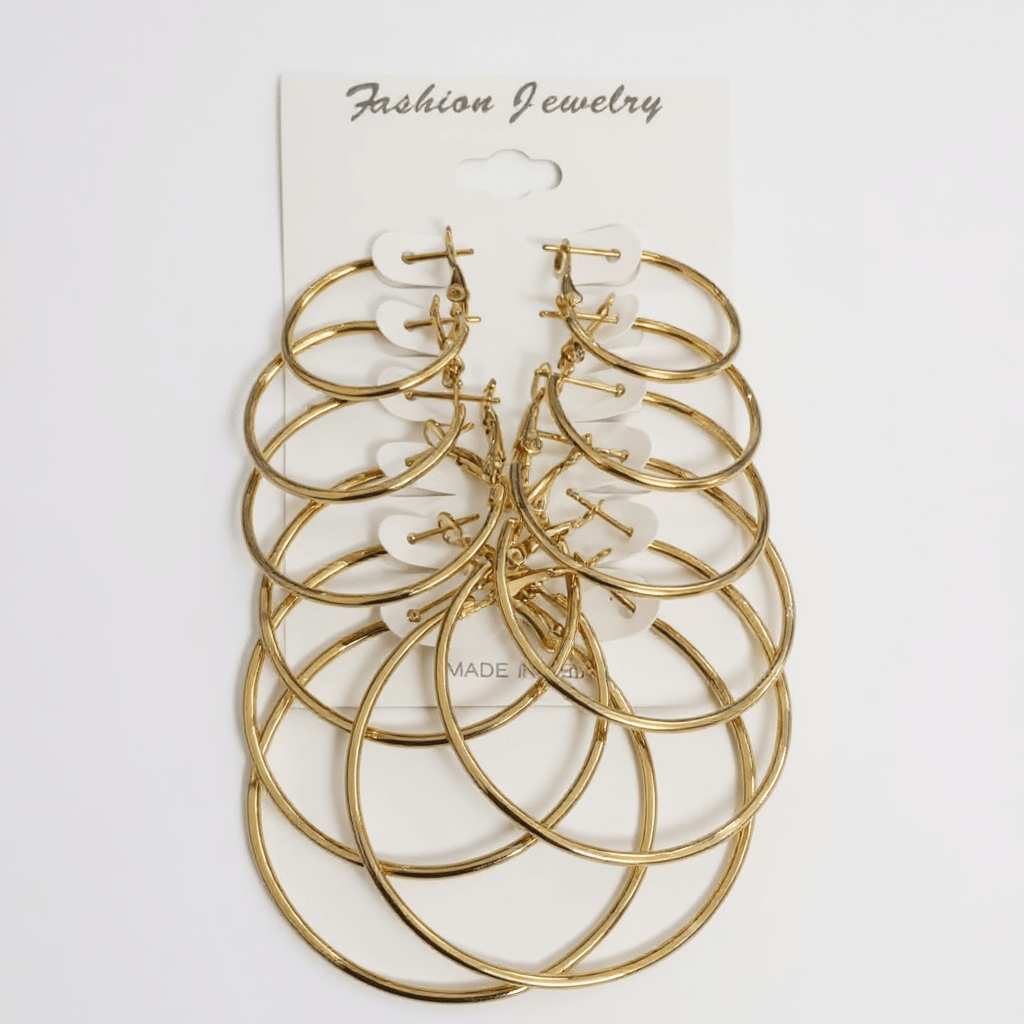 Ladies Gold Hoops - StylePhase SA