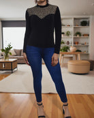 Ladies Gold Pattern Top - StylePhase SA