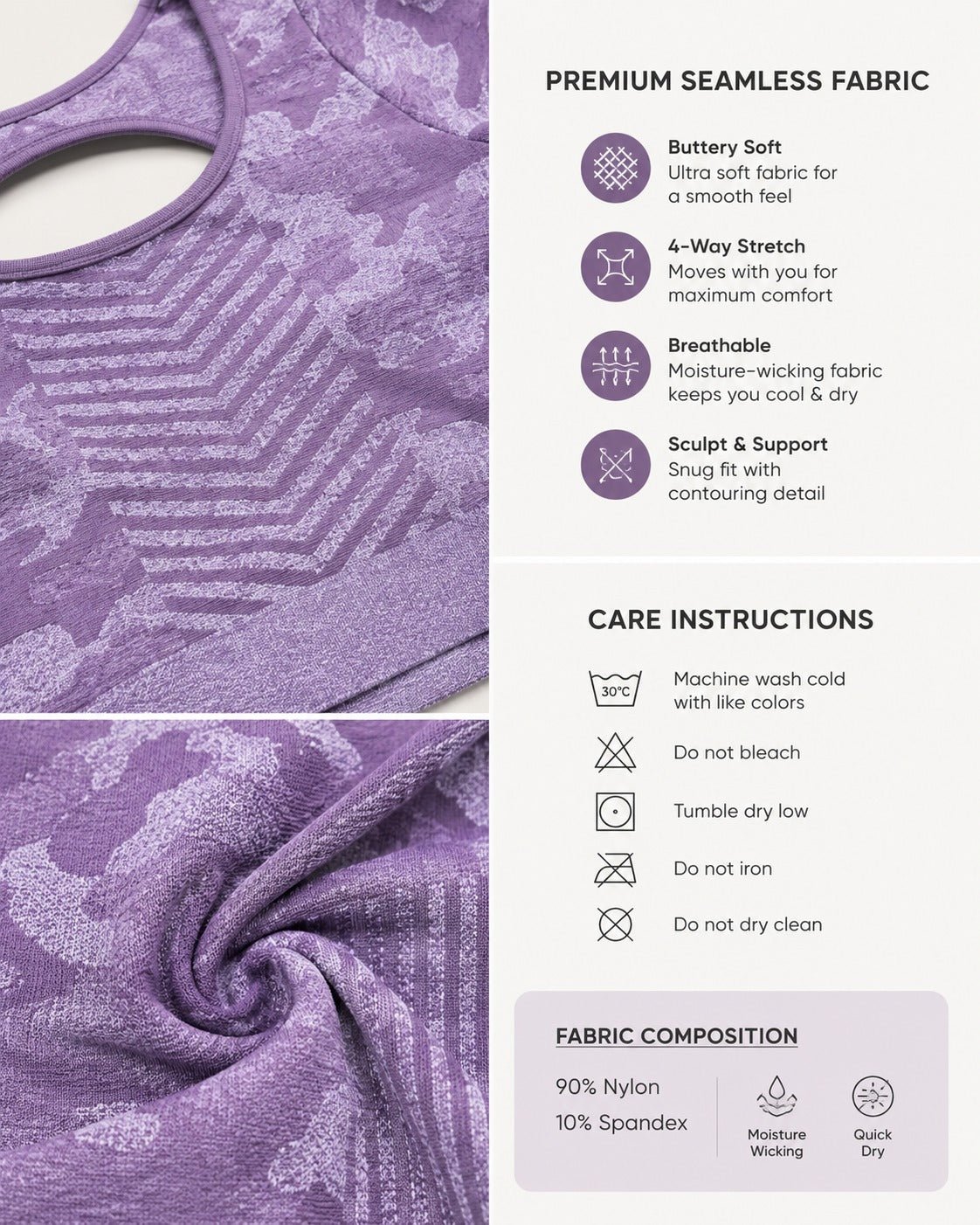 Ladies Grape Activewear Set - StylePhase SA