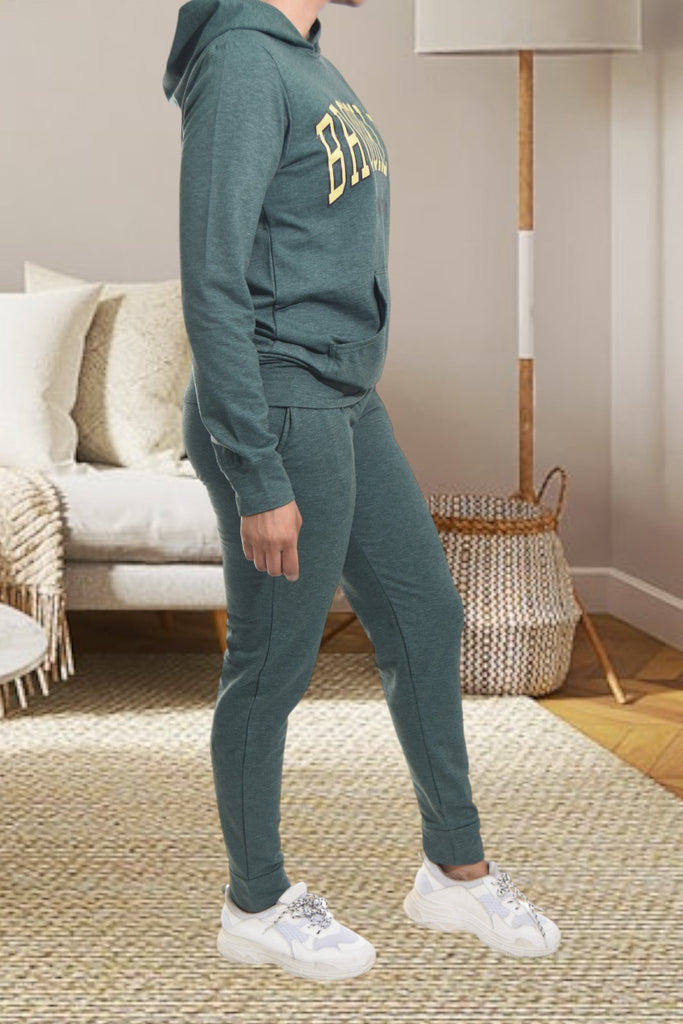 Ladies Green Brooklyn Tracksuit Set - StylePhase SA
