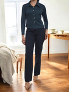 Ladies Green Button Shirt - StylePhase SA
