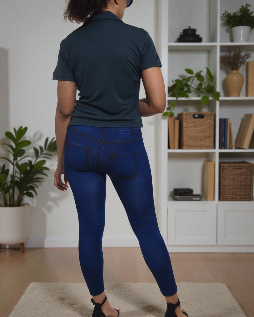 Ladies Green Crop Button Shirt - StylePhase SA