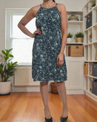 Ladies Green Floral Slip Dress - StylePhase SA
