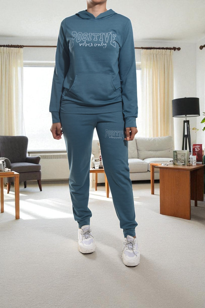 Ladies Green Positive Tracksuit Set - StylePhase SA