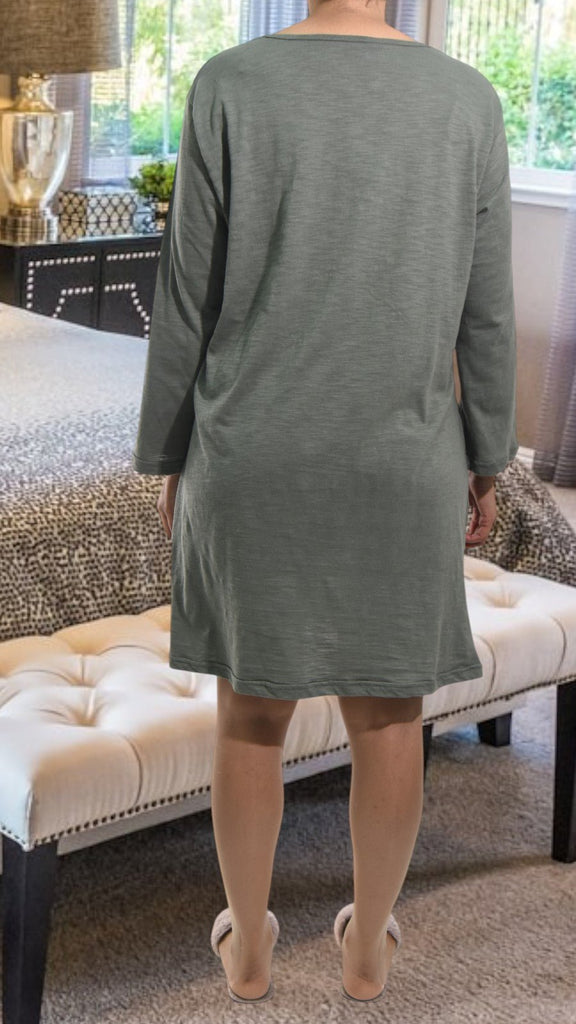 Ladies Green Sleep Shirt - StylePhase SA