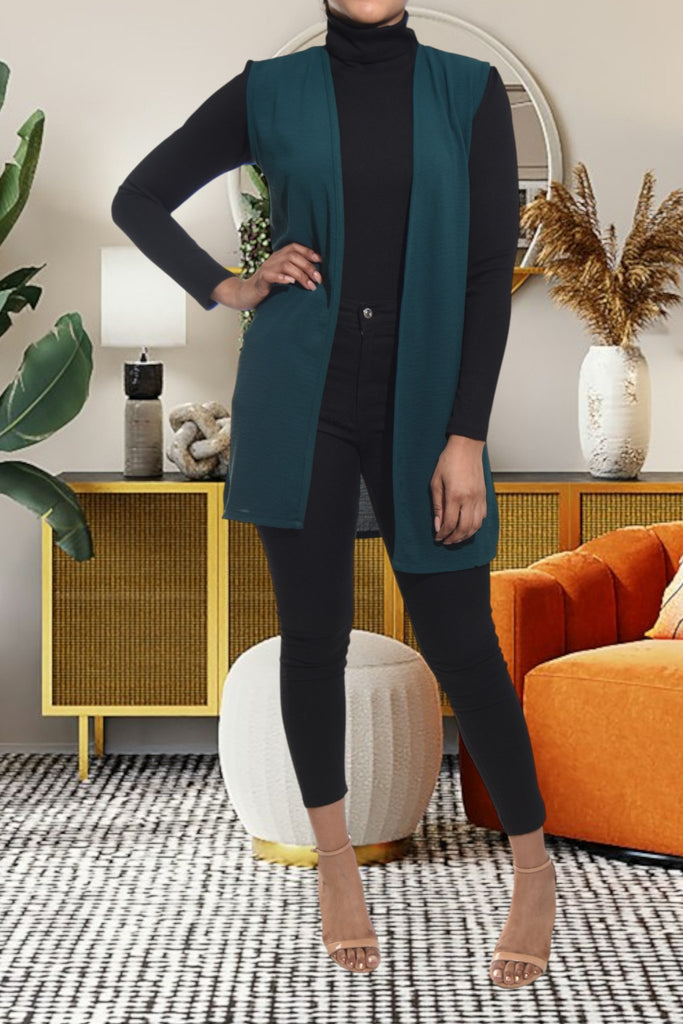 Ladies Green Sleeveless Air Flow Gilet - StylePhase SA