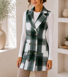Ladies Green Sleeveless Melton Shacket - StylePhase SA