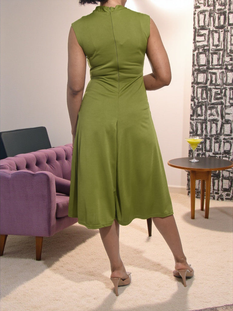 Ladies Green Zip Pocket Dress - StylePhase SA