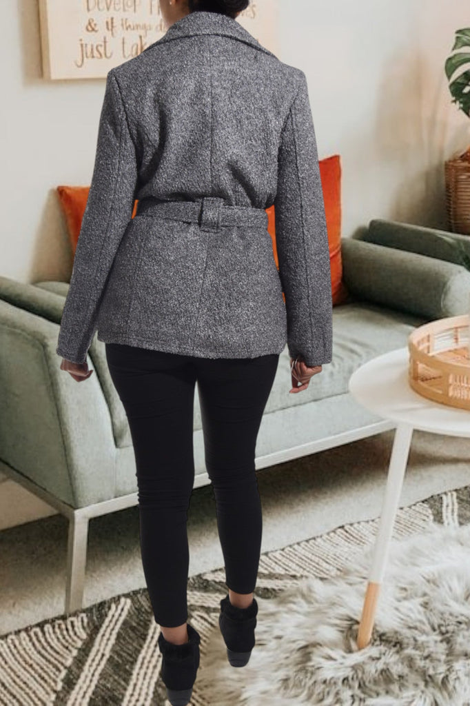 Ladies Grey Blazer Coat - StylePhase SA