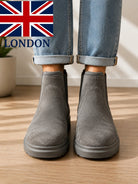 Ladies Grey Chelsea Boots - StylePhase SA