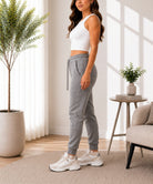 Ladies Grey Drawstring joggers - StylePhase SA
