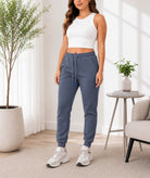 Ladies Grey Drawstring joggers - StylePhase SA