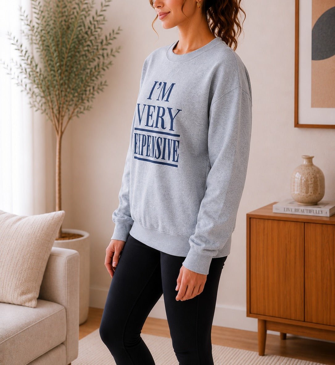 Ladies Grey Fleece Sweater - StylePhase SA