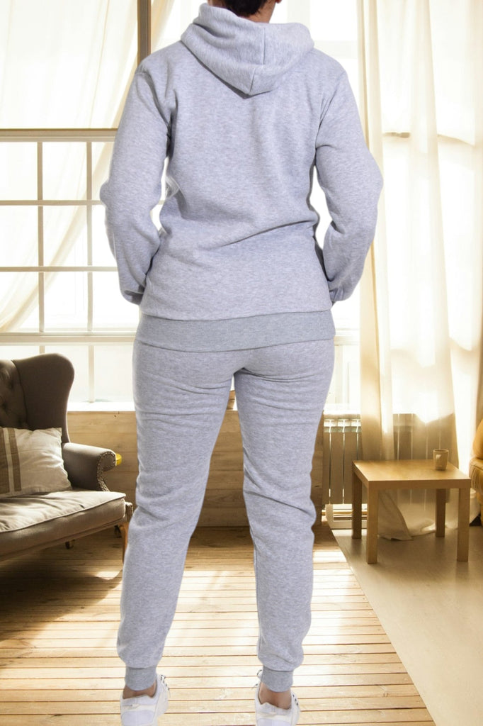 Ladies Grey Fleece Tracksuit - StylePhase SA