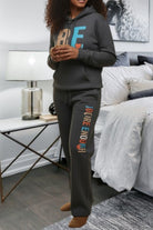 Ladies Grey Fleece Tracksuit Set - Be You - StylePhase SA