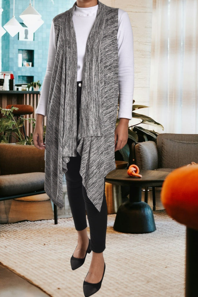 Ladies Grey Long Cardigan - StylePhase SA