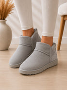 Ladies Grey Platform Boots - StylePhase SA