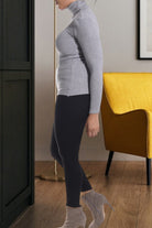Ladies Grey Polo Neck Jersey - StylePhase SA