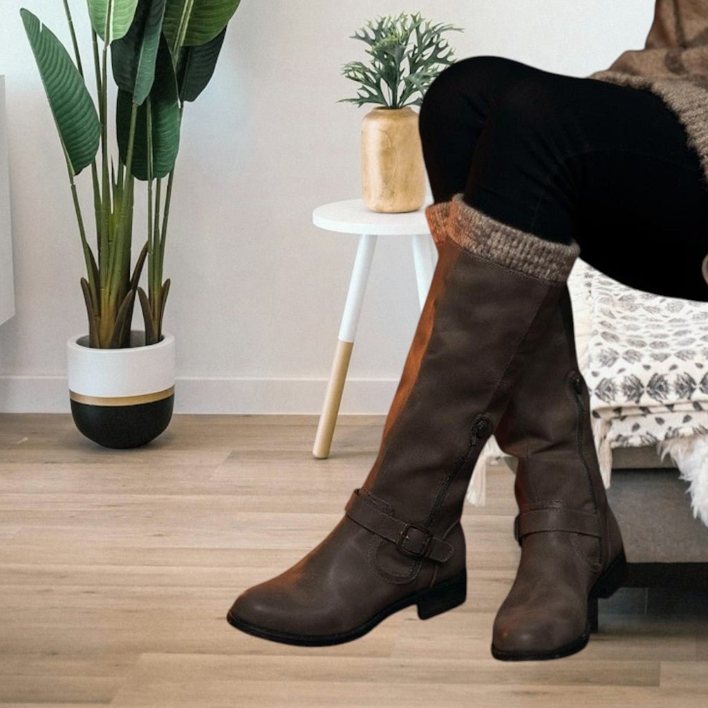 Ladies Grey Richelle Boots - StylePhase SA