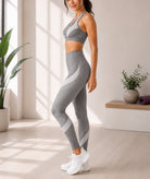Ladies Grey Strappy Activewear Set - StylePhase SA