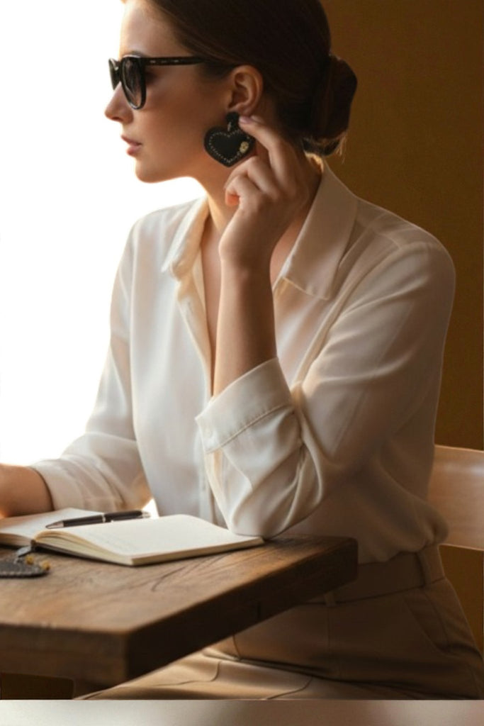 Ladies Heart Clip on Earrings - StylePhase SA