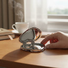 Ladies Heart Embossed Two Side Mirror - StylePhase SA