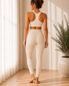 Ladies High Waisted Ribbed Leggings - StylePhase SA