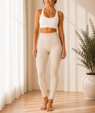Ladies High Waisted Ribbed Leggings - StylePhase SA