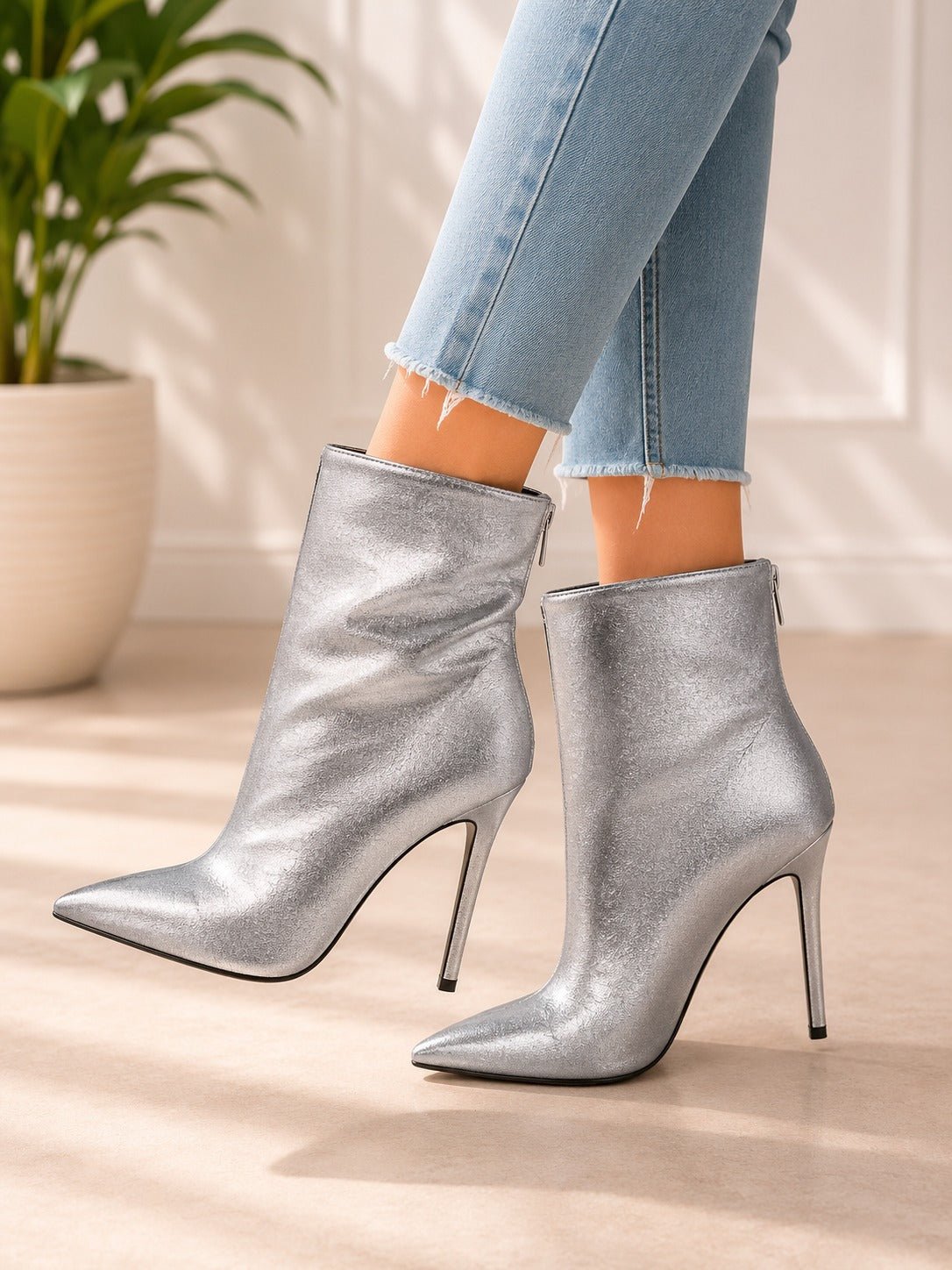Ladies Ivy Grey Heel - StylePhase SA
