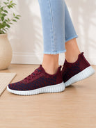 Ladies Jaymee Burgundy Sneaker - StylePhase SA