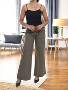 Ladies Khaki Bootleg Jeans - StylePhase SA