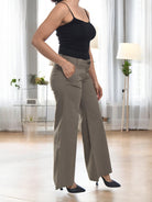 Ladies Khaki Bootleg Jeans - StylePhase SA