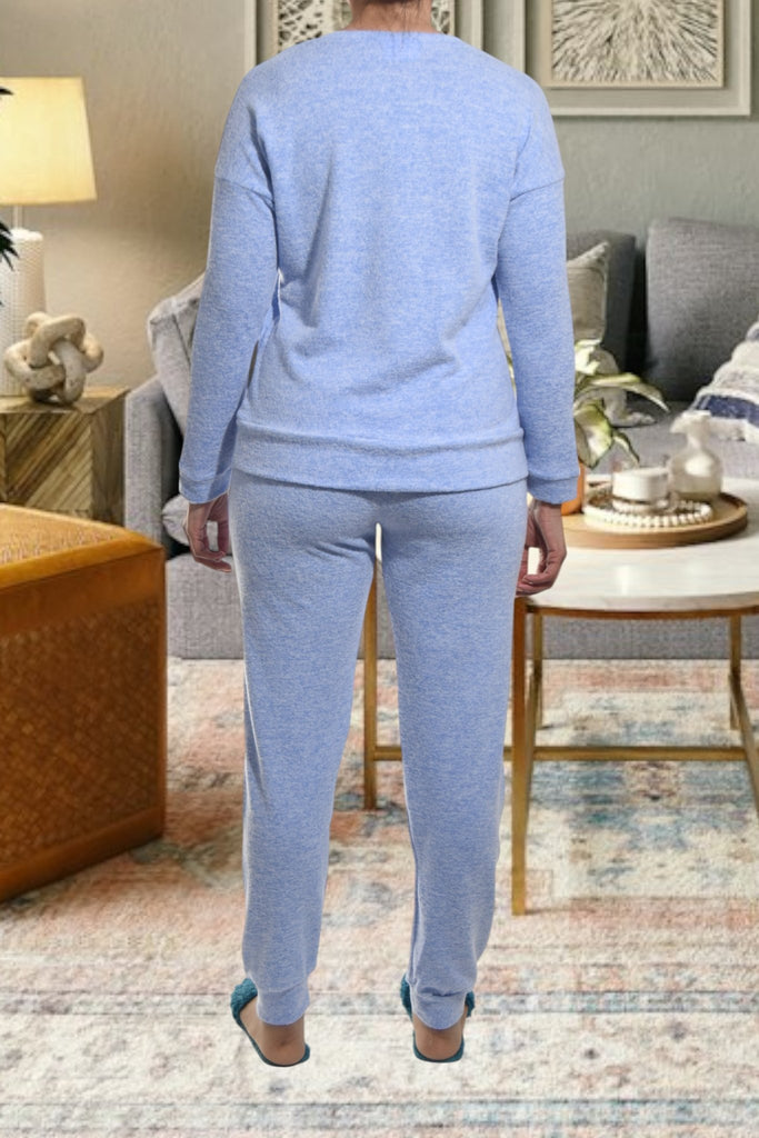 Ladies Knit Printed Pyjama Set - New York - StylePhase SA