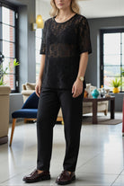 Ladies Lace Flower Top - StylePhase SA