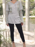 Ladies Lace Grey Top - StylePhase SA