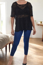 Ladies Laced Black Top - StylePhase SA