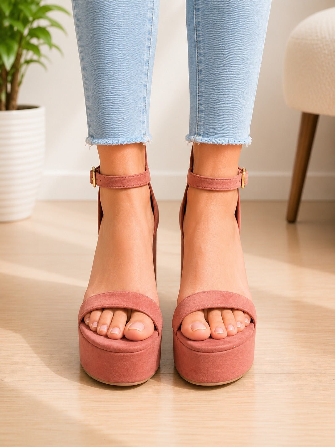 Ladies Lani Rose Wedge Heels - StylePhase SA