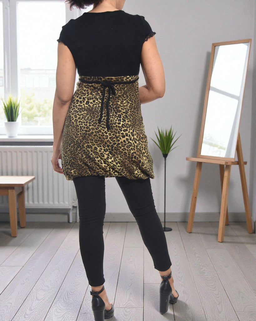Ladies Leopard Mini Dress - StylePhase SA