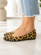 Ladies Leopard Print Ballet Flats - StylePhase SA